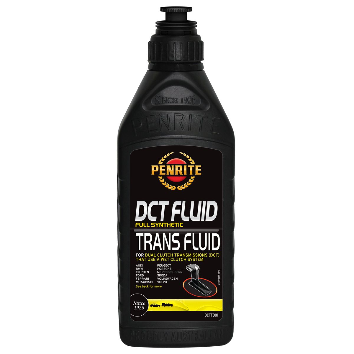 Penrite DCT Fluid Dual Clutch Transmission Full-Syn Fluid 1L DCTF001