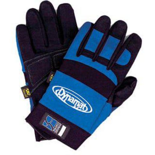 Dynamat Mechanics Gloves Blue/Black Pair 8581