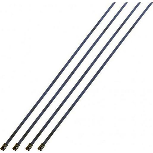 Heatshield Products Stainless Exhaust Wrap Locking Ties 14in 4 Pack 114004