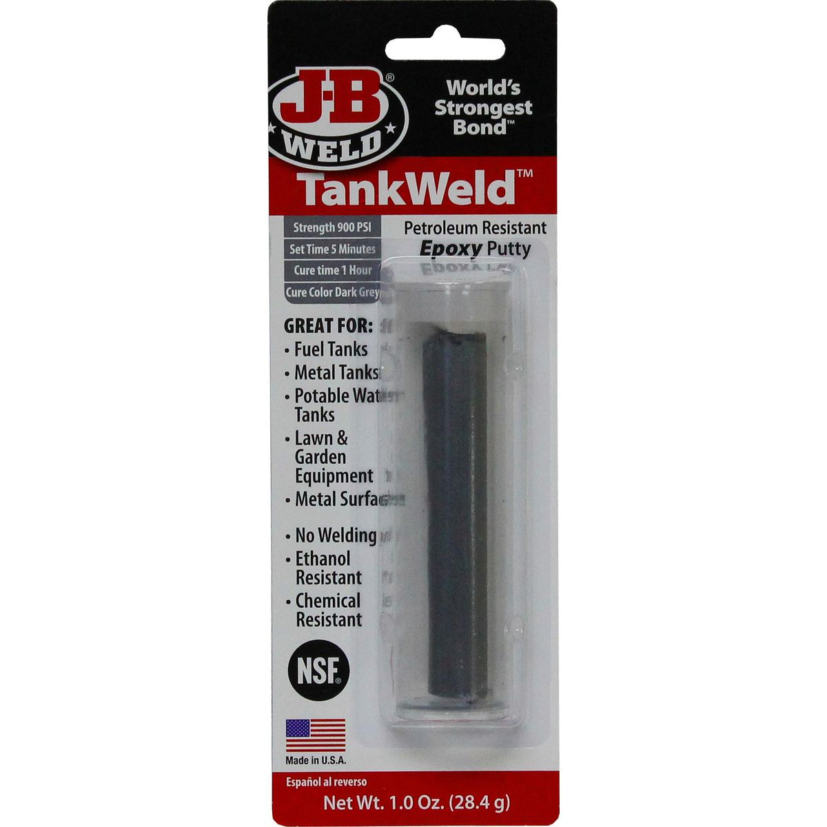J-B Weld TankWeld Epoxy Putty Stick 57g 8217