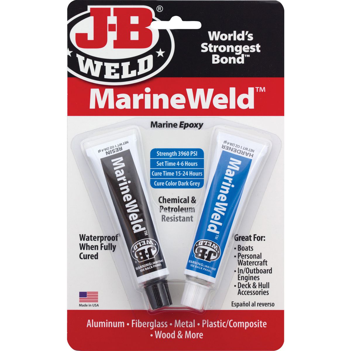 J-B Weld MarineWeld Twin Tube 28.4g 8272