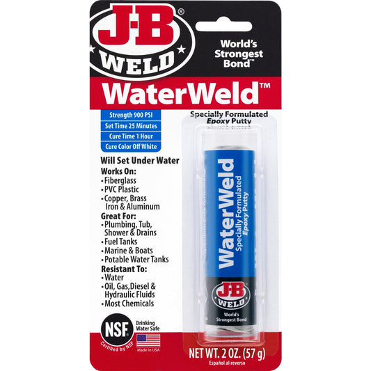 J-B Weld WaterWeld Epoxy Putty Stick 57g 8277