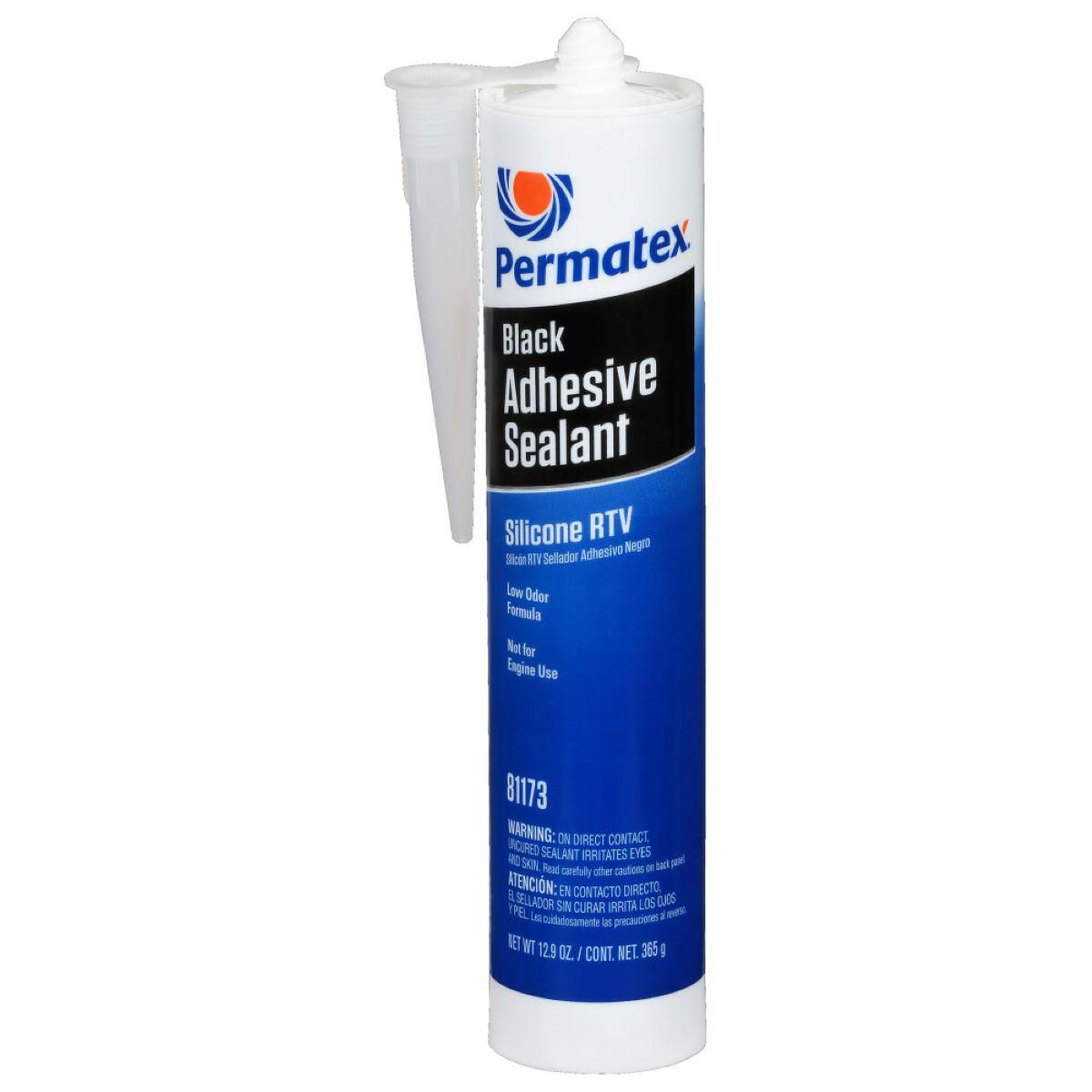 Permatex Black Silicone Adhesive Sealant 365G PX81173