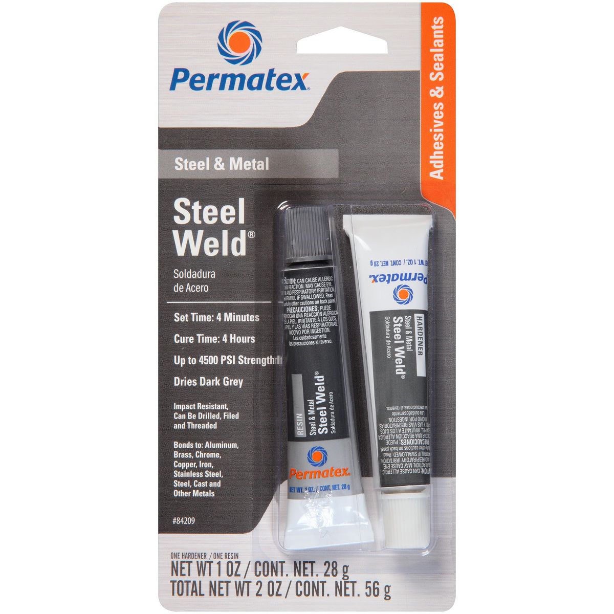 Permatex Steel Weld Epoxy 2X28G PX84209