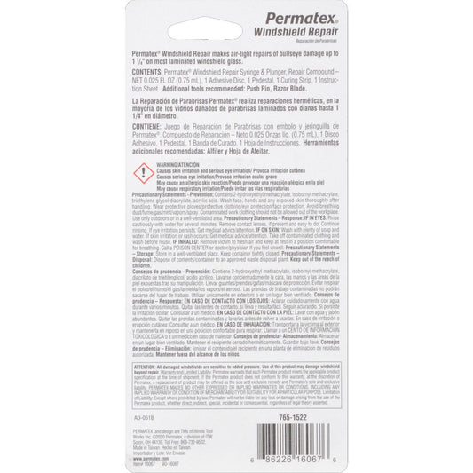 Permatex Bullseye Windshield Repair Kit