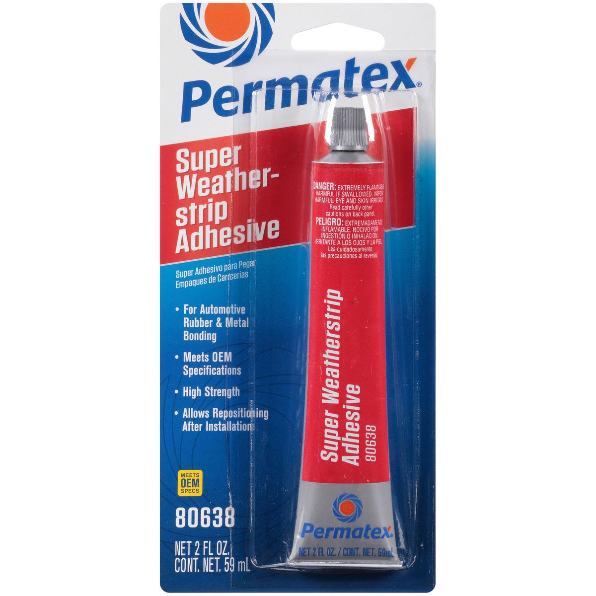 Permatex Super Weatherstrip Adhesive 59ml