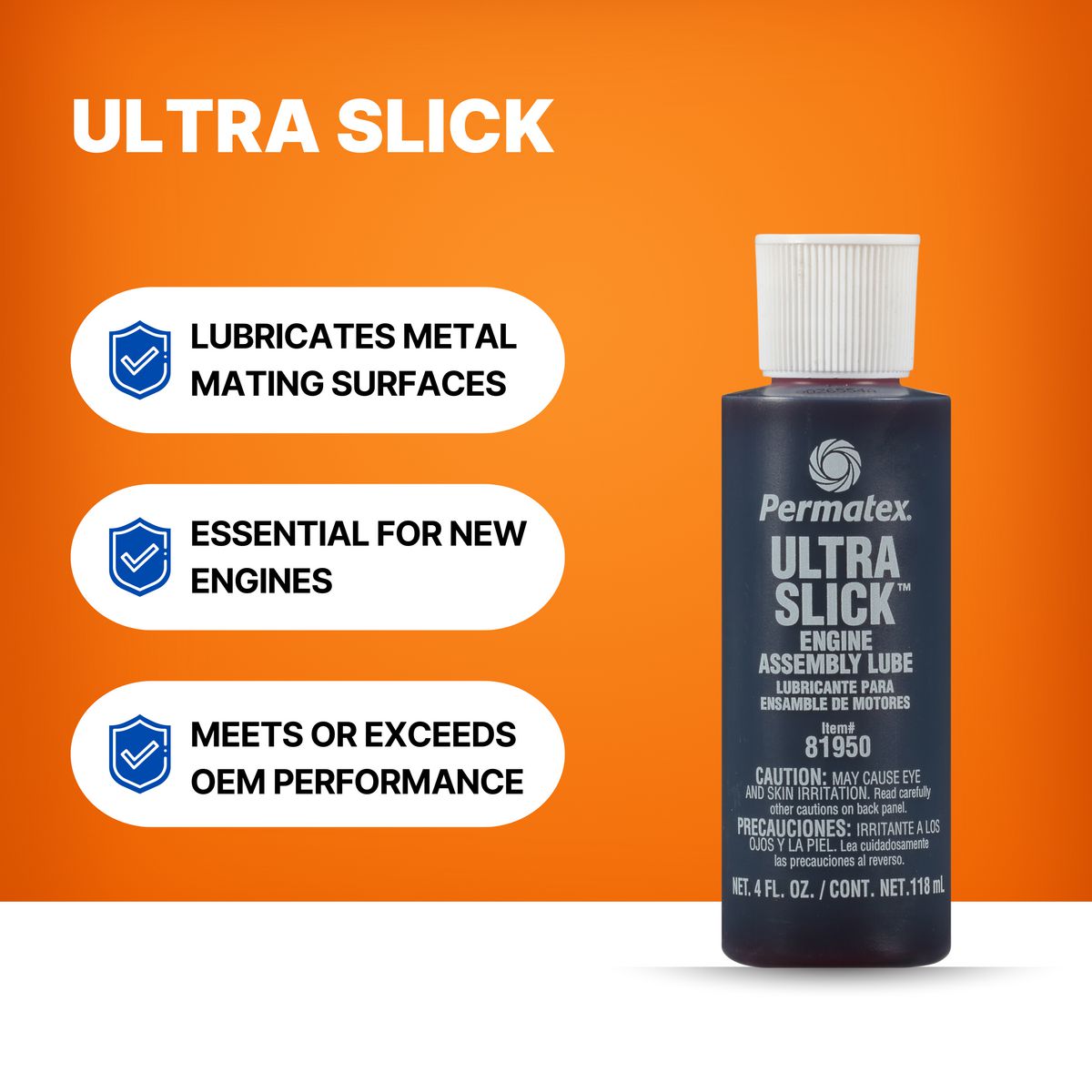 Permatex Ultra Slick Engine Assembly Lube 118ml