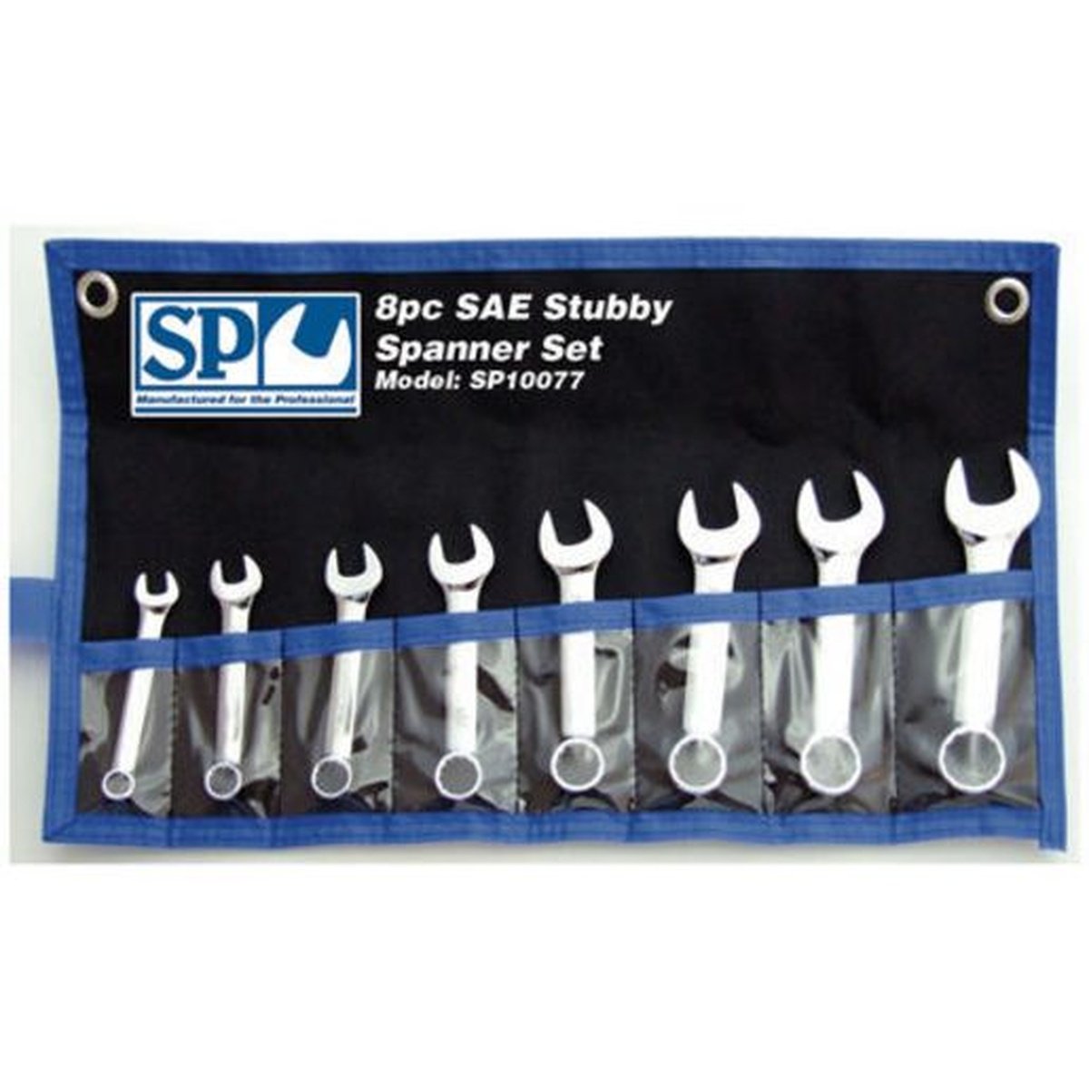 SP Tools Spanner Set Stubby Roe 8pc SAE