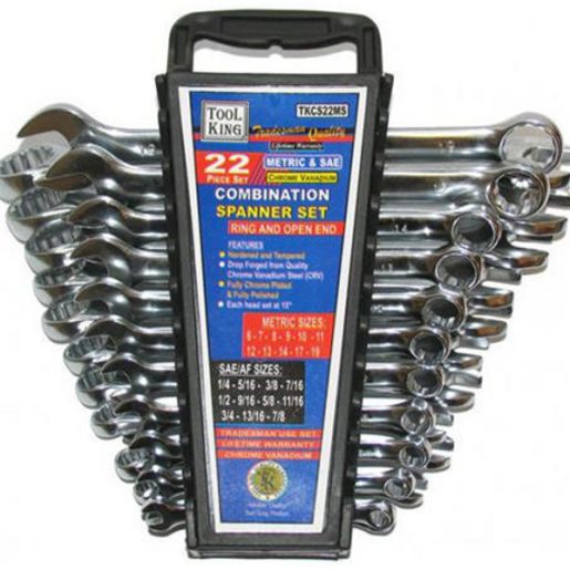 Mocare Australia Tool King Spanner Set 22Pce Imper TKCS22MS