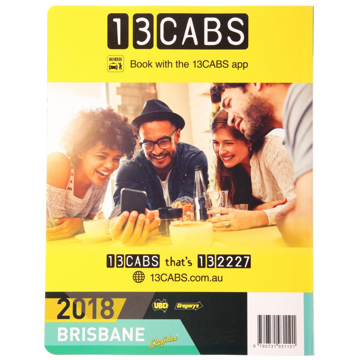 UBD 2017 Brisbane Refidex Street Directory 61st Edition 9780730000000