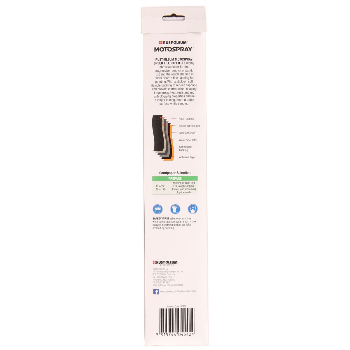 HiChem Speed File Paper 60 Grit SF60