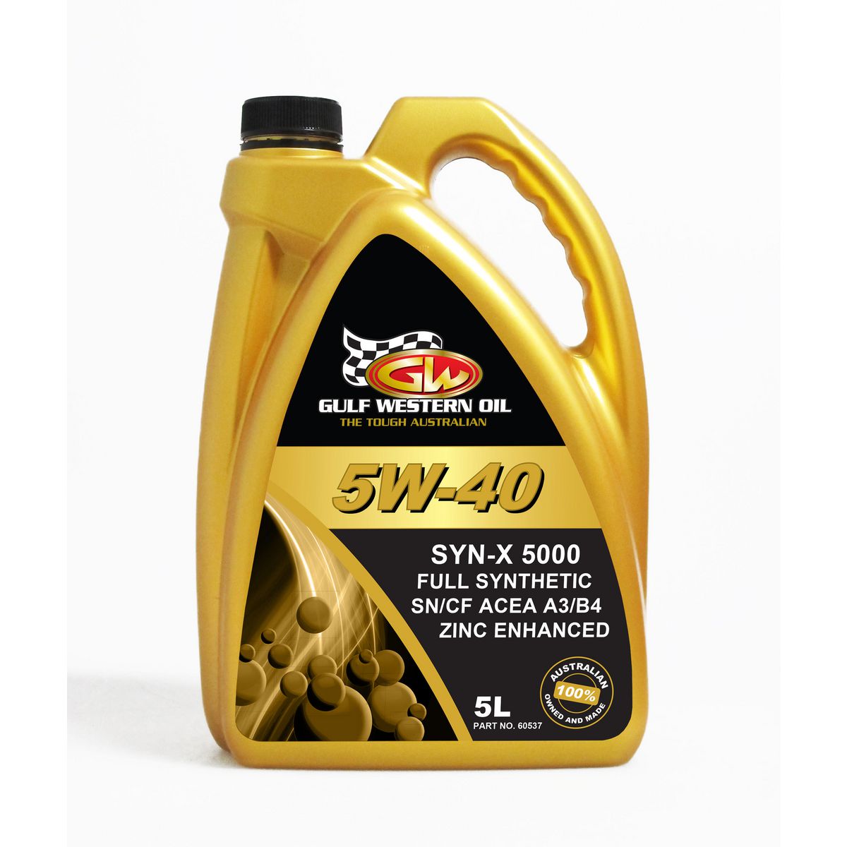 Gulf Western Synthetic X 5000 5W-40 Engine Oil 5L 60537