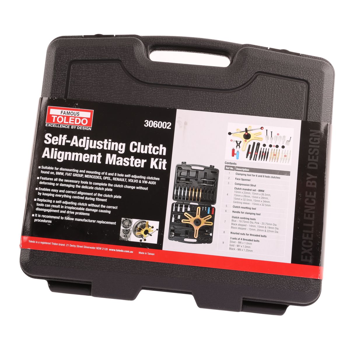 Toledo Self Adjusting Clutch Tool Kit 306002