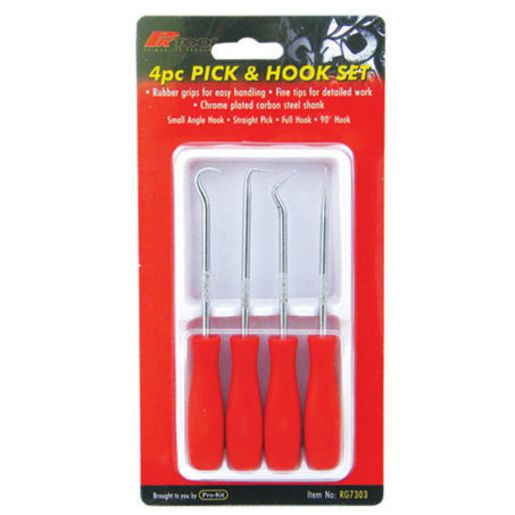 4Pc Pick Hook Set RG7303