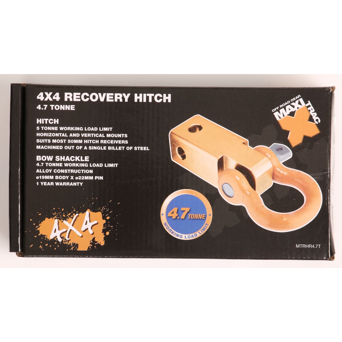 Maxi Trac 4x4 Recovery Hitch Receiver 4700kg