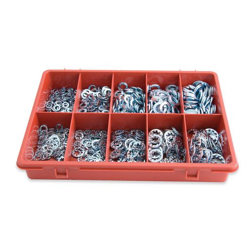 Jamec Pem Trade Flame Assortment Lock And Star Washers 720 Pieces 102.12