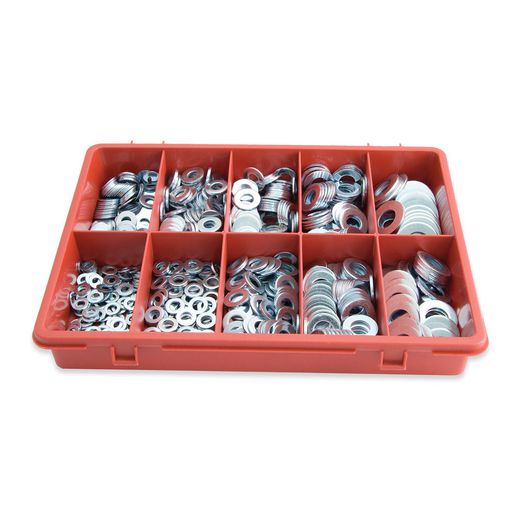 Jamec Pem Trade Flame Assortment Flat Washers 650 Pieces 102.13