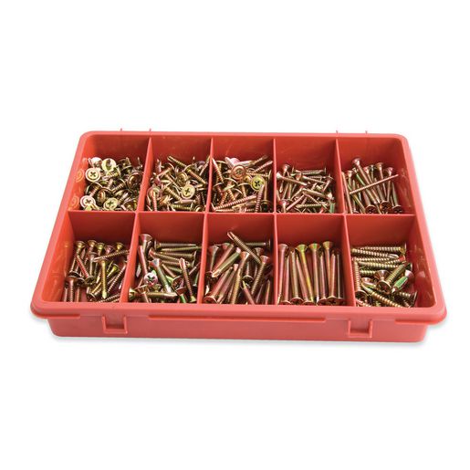 Jamec Pem Trade Flame Assortment Self Drill Screws 340 Pieces 102.298