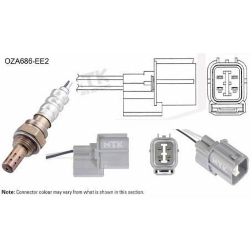 NTK Oxygen Lambda Sensor OZA686-EE2
