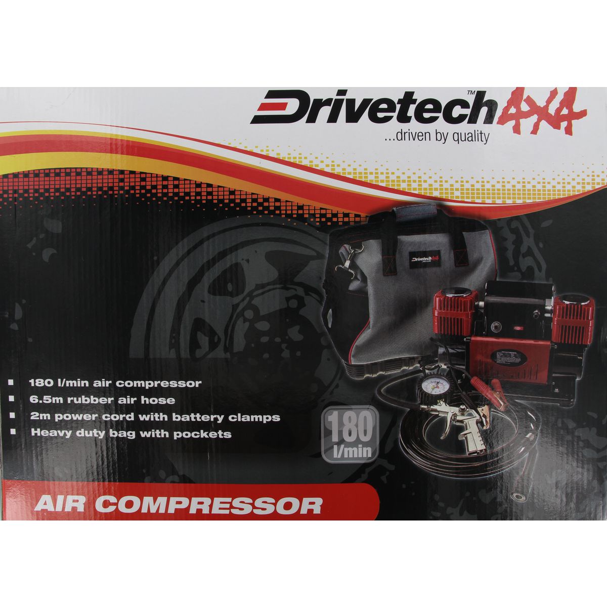 Drivetech 4x4 Air Compressor 180L/Min DT-COMPRESSOR