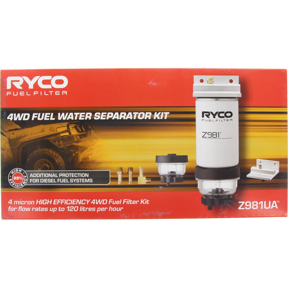 Ryco Fuel Water Separator Kit Z981UA
