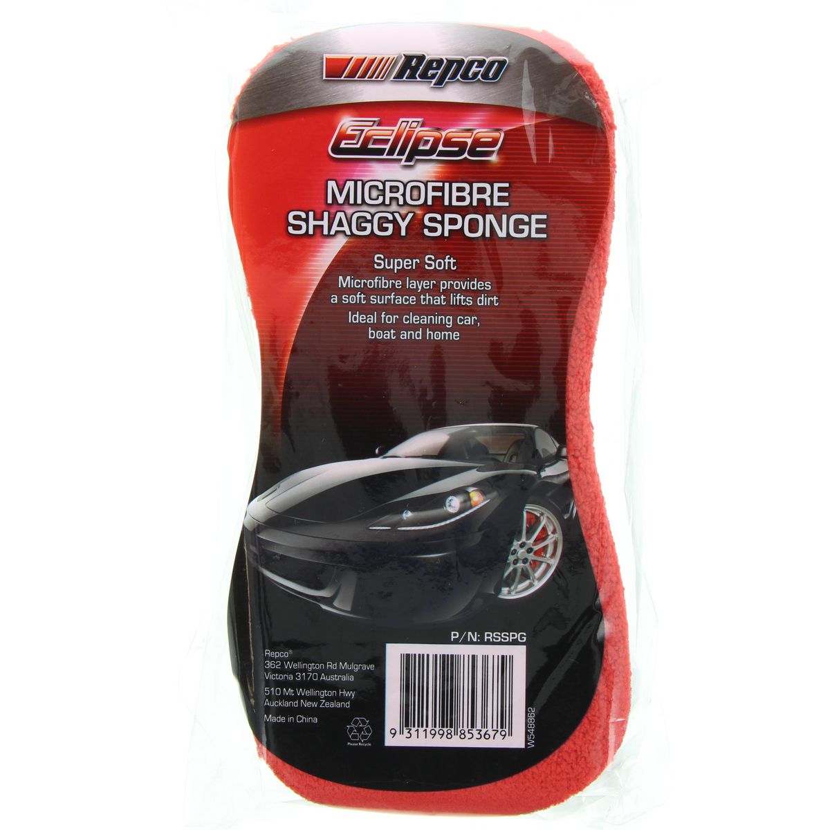 Eclipse Shaggy Sponge Car Wash Mitt RSSPG