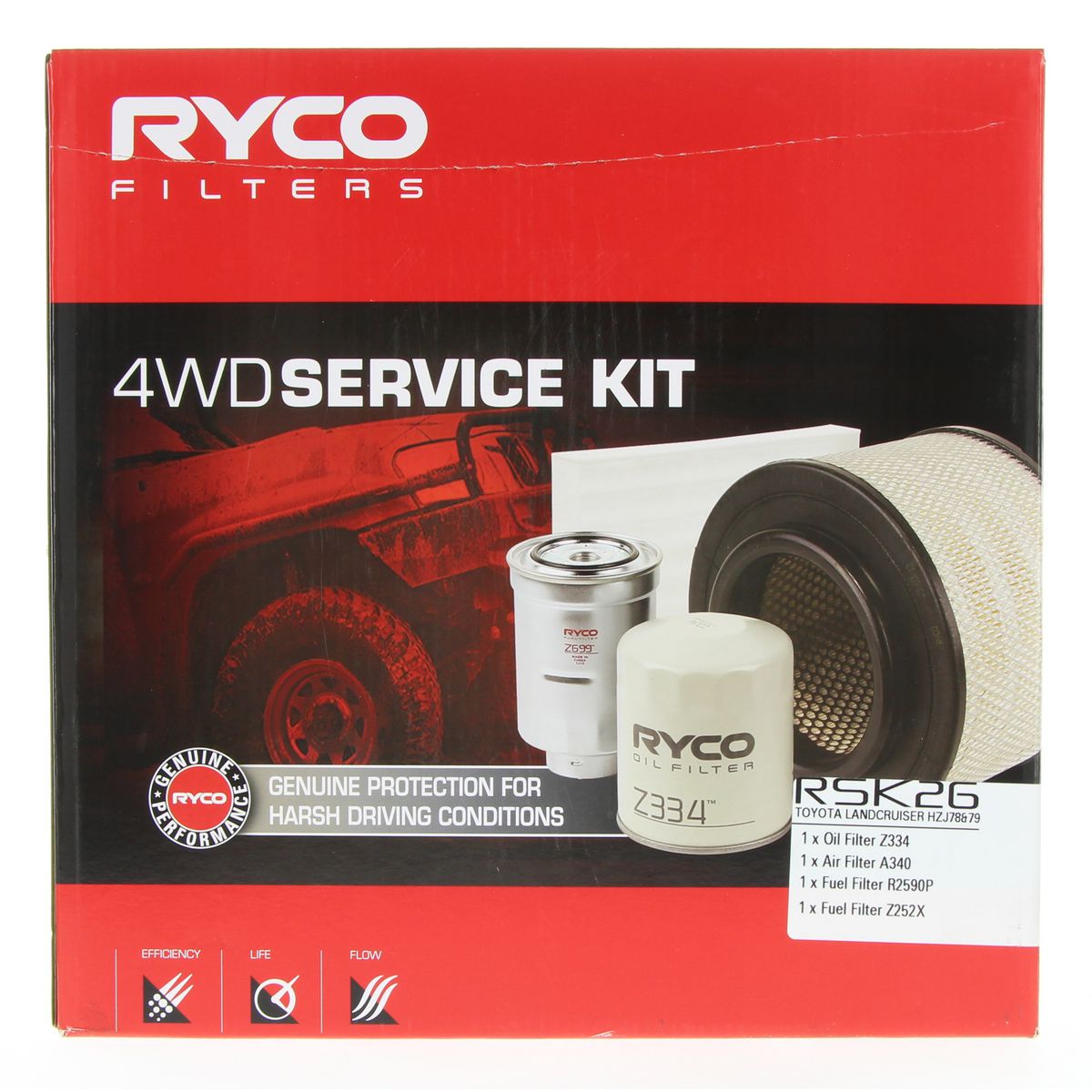 Ryco Filter Service Kit 4x4 RSK26