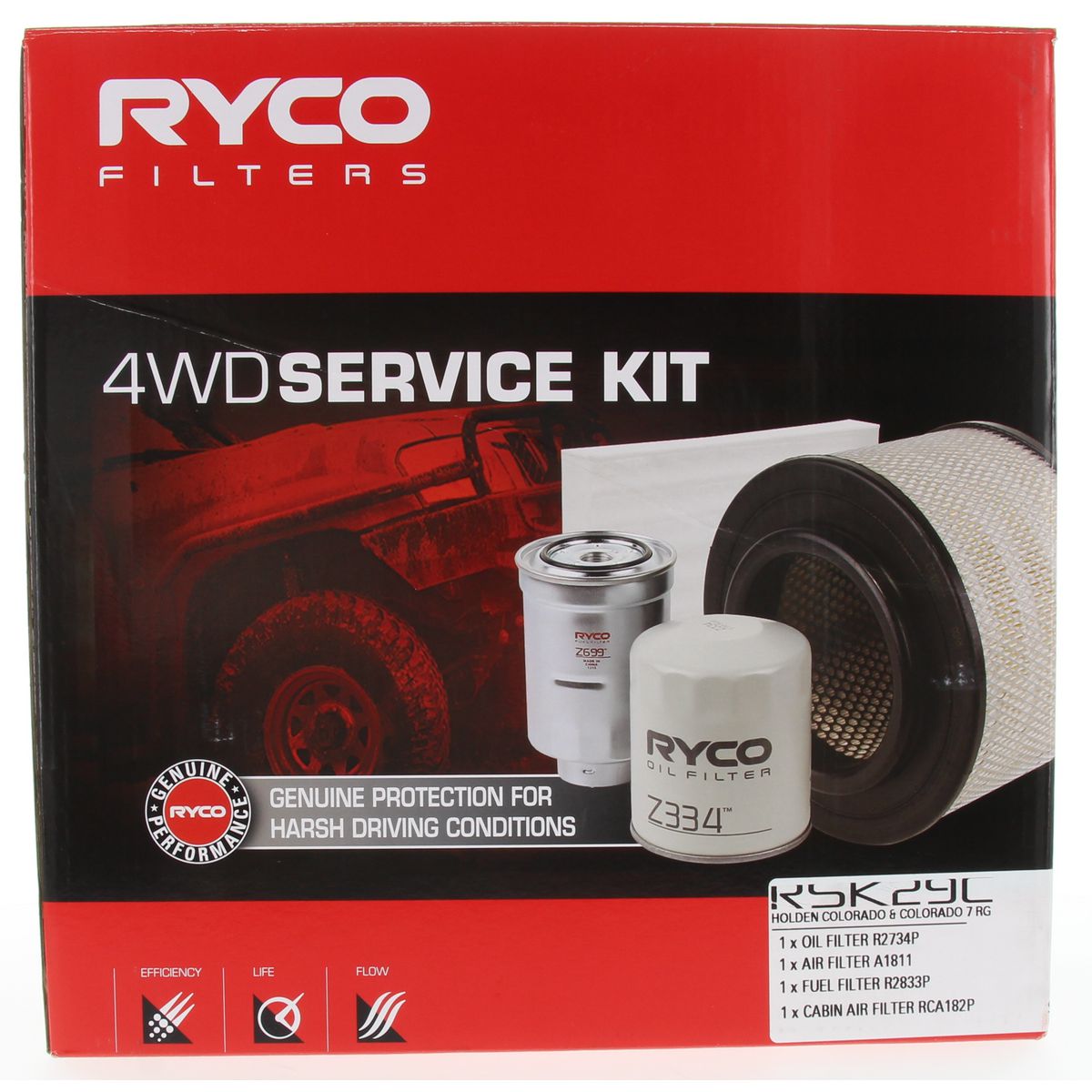 Ryco 4x4 Filter Service Kit RSK29C