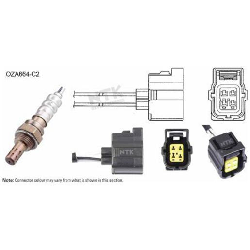 NTK Oxygen Lambda Sensor OZA664-C2