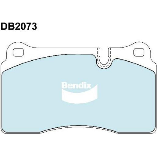 Bendix EURO Brake Pad Set Front DB2073 EURO+