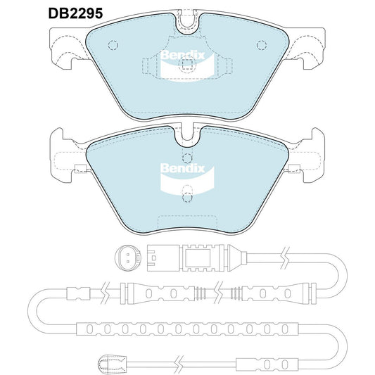 Bendix EURO Brake Pad Set Front DB2295 EURO+