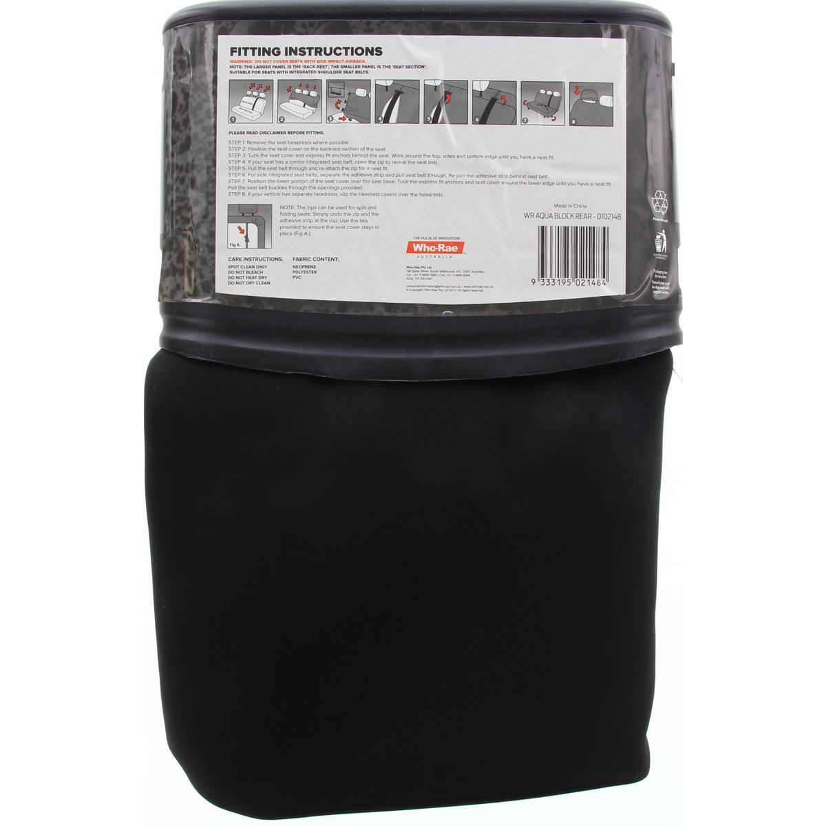 Who-Rae Aquablock Seat Cover Set 102148