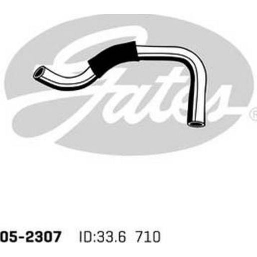 Gates Radiator Hose 05-2307