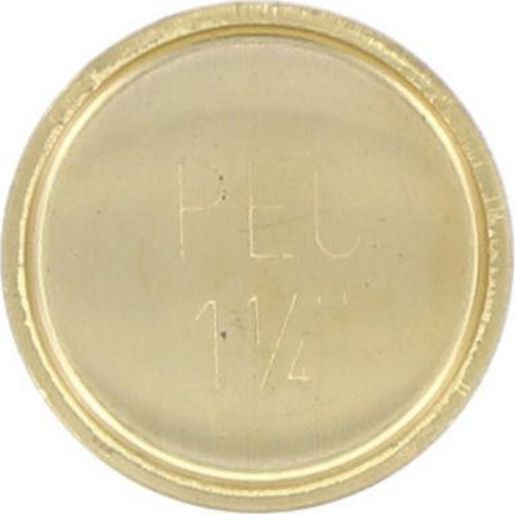 Kelpro Welch Plug Brass 1-1/4" RBC1014