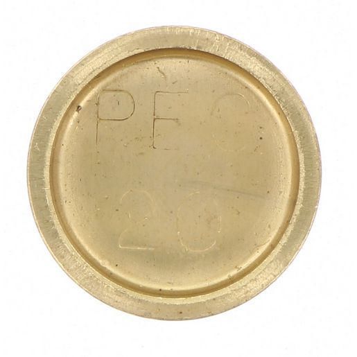 Kelpro Welch Plug Brass 20mm RBC20MM