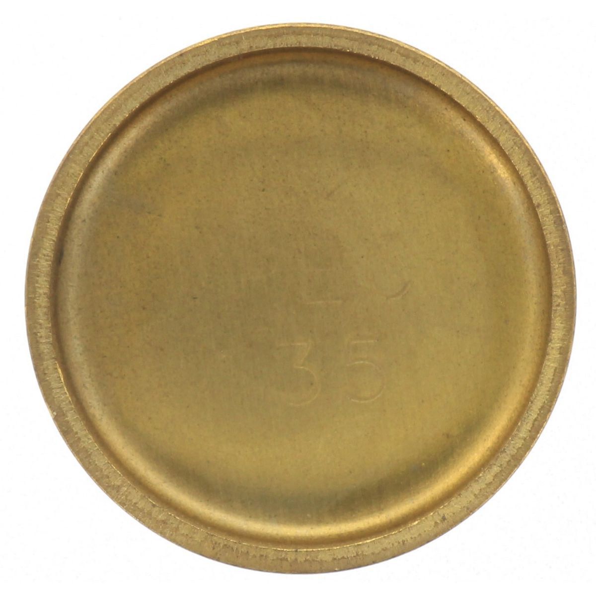 Kelpro Welch Plug Brass 35mm RBC35MM