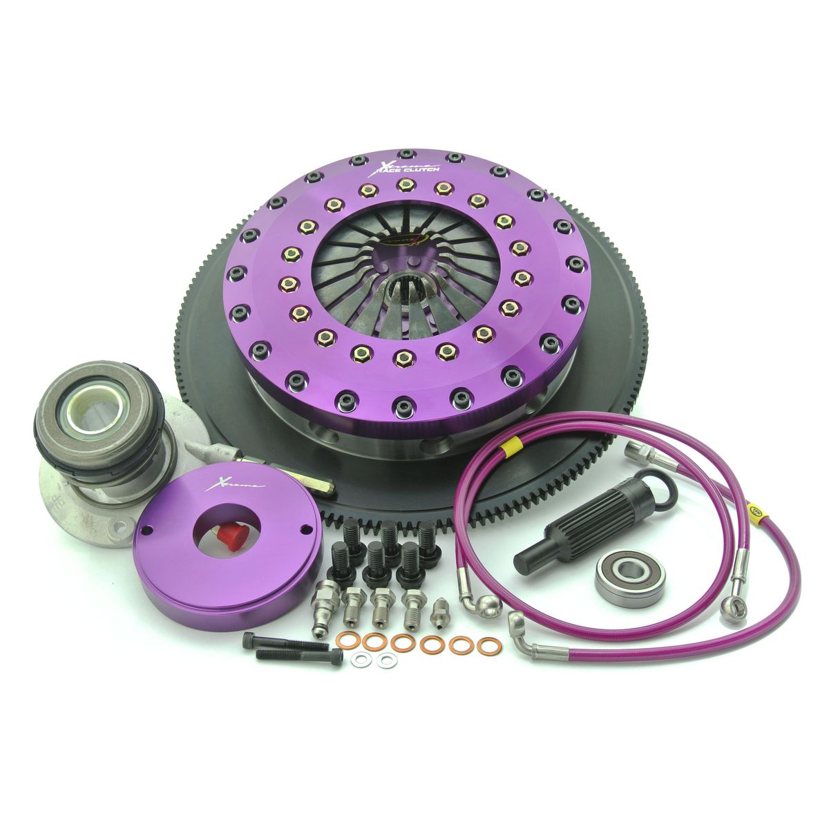 Xtreme Clutch Kit Motorsport Ceramic Twin w/ Flywheel & CSC KGM23631-2E