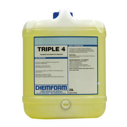 Chemical Formulators Triple 4 Vehicle Degreaser 20ltr TRIPLE4 20