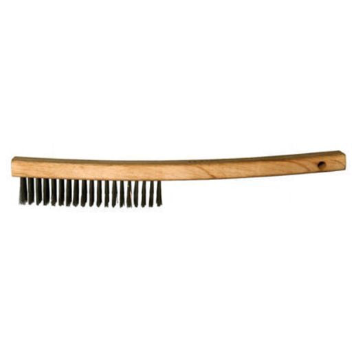 Tech International Wire Hand Brush 4 Row Stainless Steel 14192