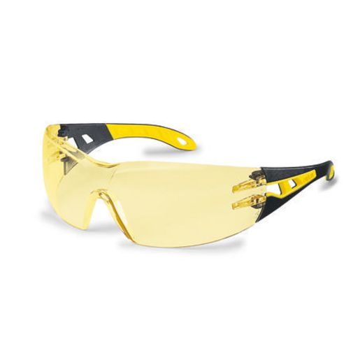 Uvex Saftey Safety Specs Pheos Amber Uvex 9192-306