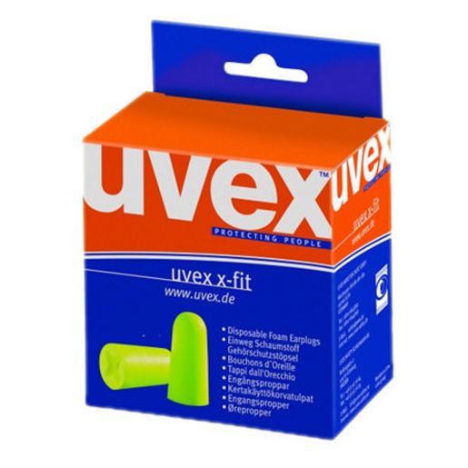 Uvex Saftey Ear Plugs (Box Of 200 Pairs) XF-UC