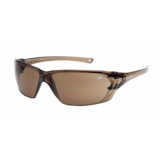 Bolle Aust Prism Safety Glasses Quartz Brown Lens 1614404