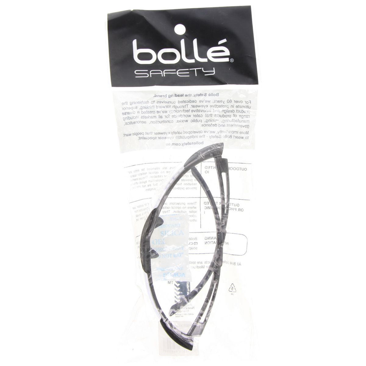 Bolle Aust Contour Safety Glasses Clear Lens 1615501