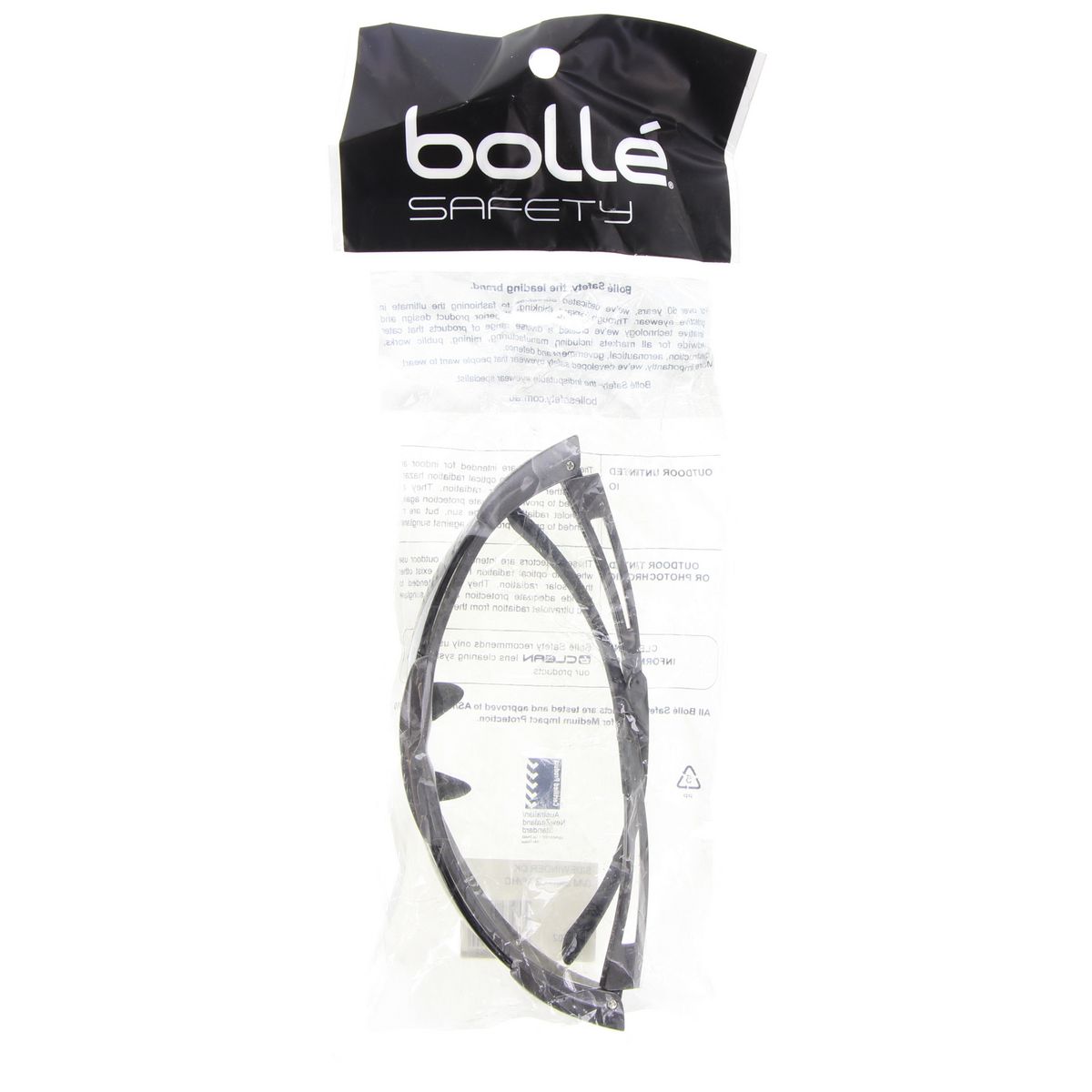 Bolle Aust Contour Safety Glasses CSP Smoke Lens 1615502