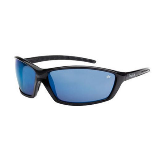 Bolle Aust Prowler Safety Glasses Black Frame Clear Lens 1626404