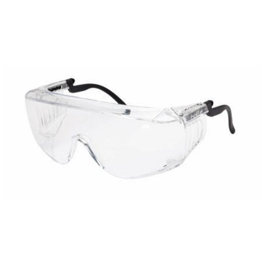 Bolle Aust Override Safety Glasses Smoke Clear Lens 1650515