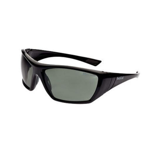 Bolle Aust Hustler Polarized Safety Glasses ESP Smoke Lens 1652607