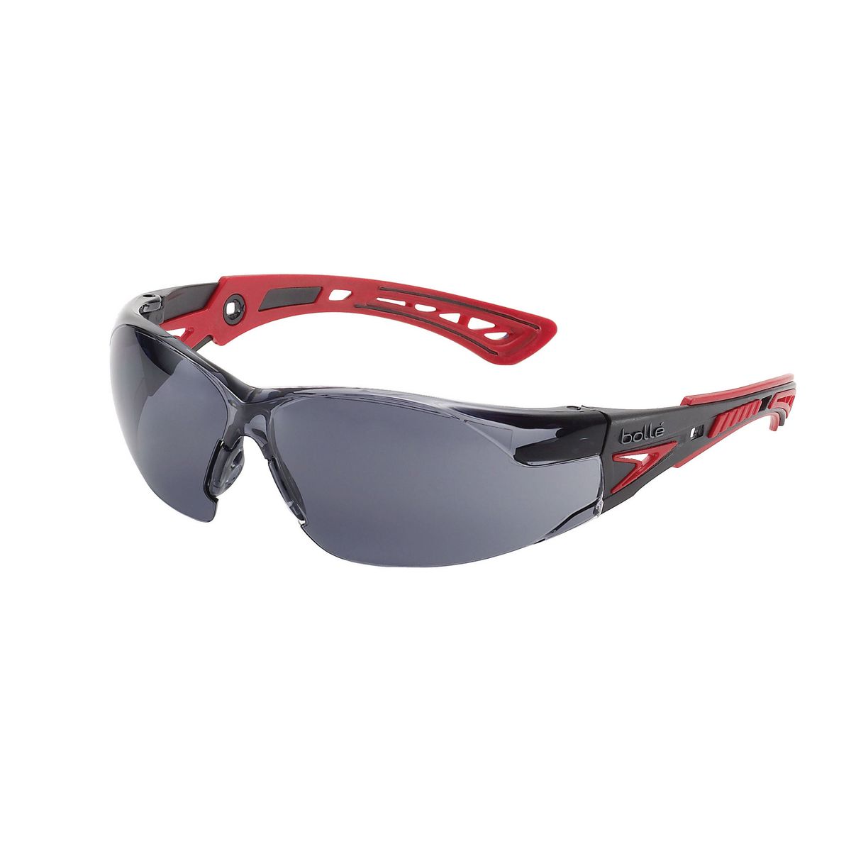 Bolle Aust Rush Plus Safety Glasses Smoke Lens 1662302