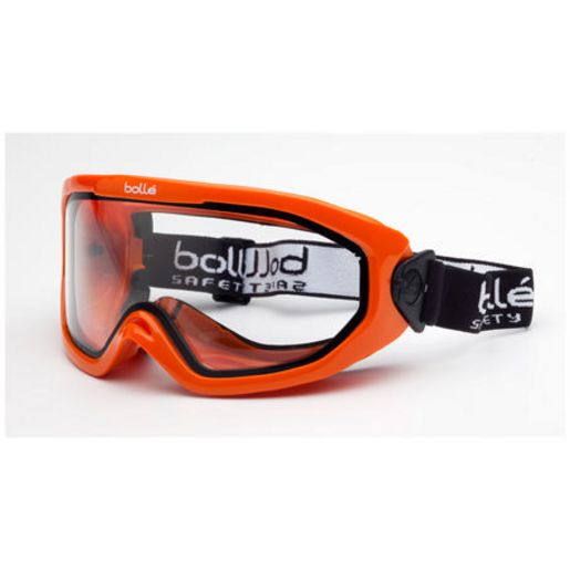 Bolle Aust Blast Duo Safety Google Orange Frame Clear 1669211