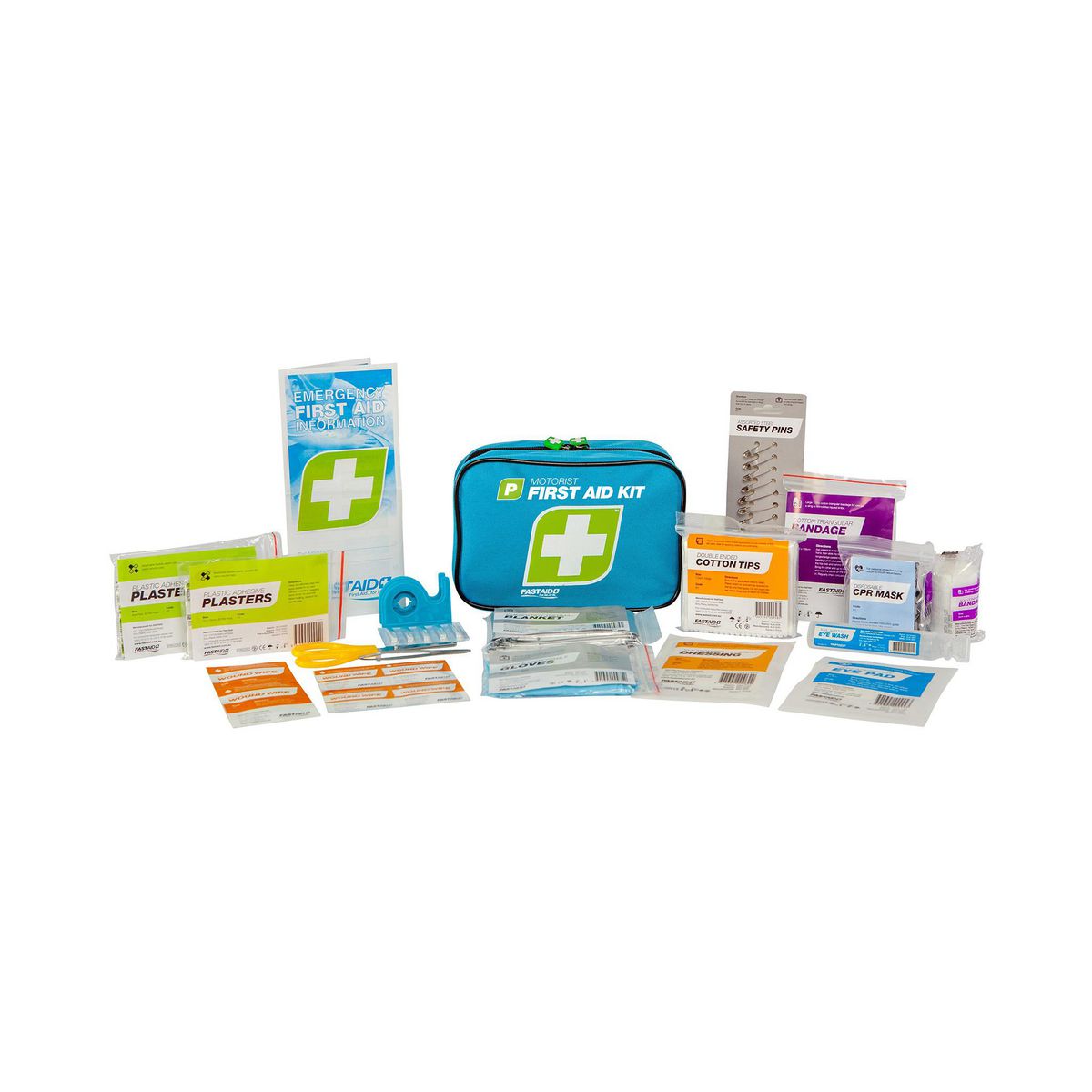 Fastaid 175 Piece Fastaid First Aid Motorist Kit, Soft Pack FANCM30